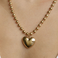 Złoty naszyjnik Fluffy Heart N°1
