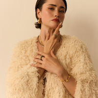 Pierścionek z jaspisu dalmatyńskiego Pepper N°2