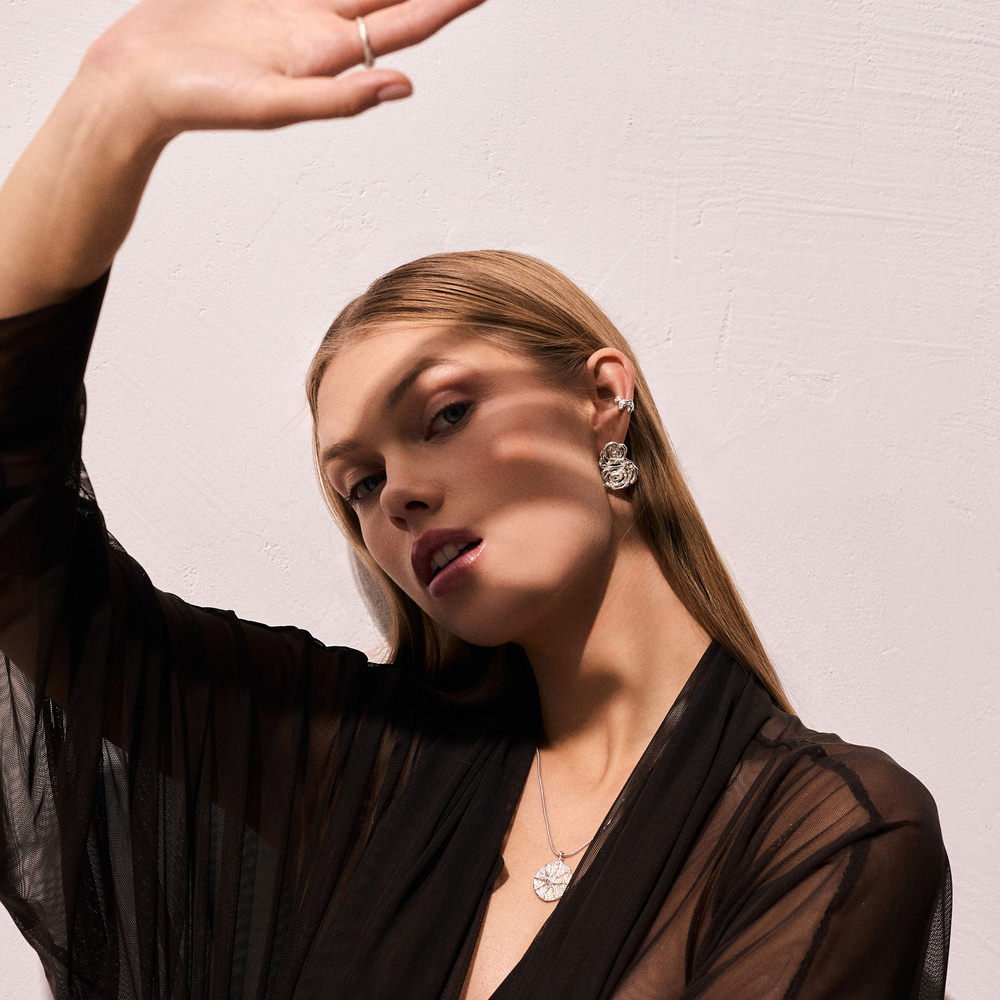 Srebrne kolczyki SPIRAL