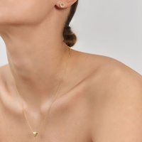 Srebrny naszyjnik Chunky Heart (srebro 925)