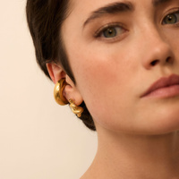 Nausznica Gold Bubble