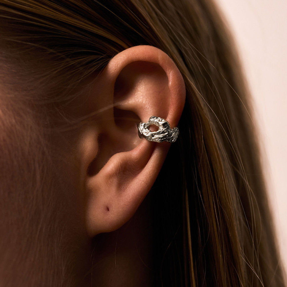 Srebrna nausznica AQUA