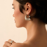 Srebrne kolczyki Gypsy