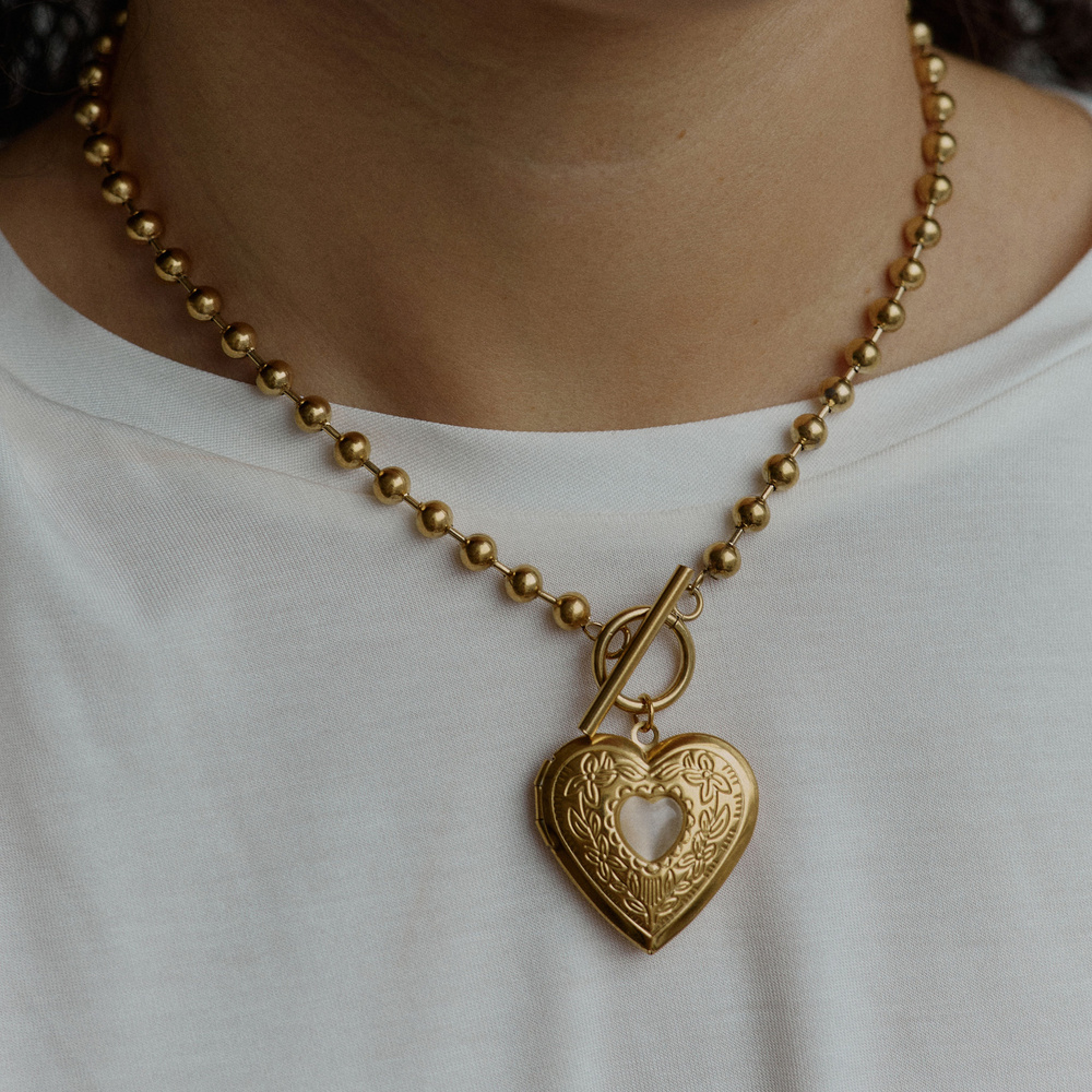 Złoty naszyjnik sekretnik Secret N°2