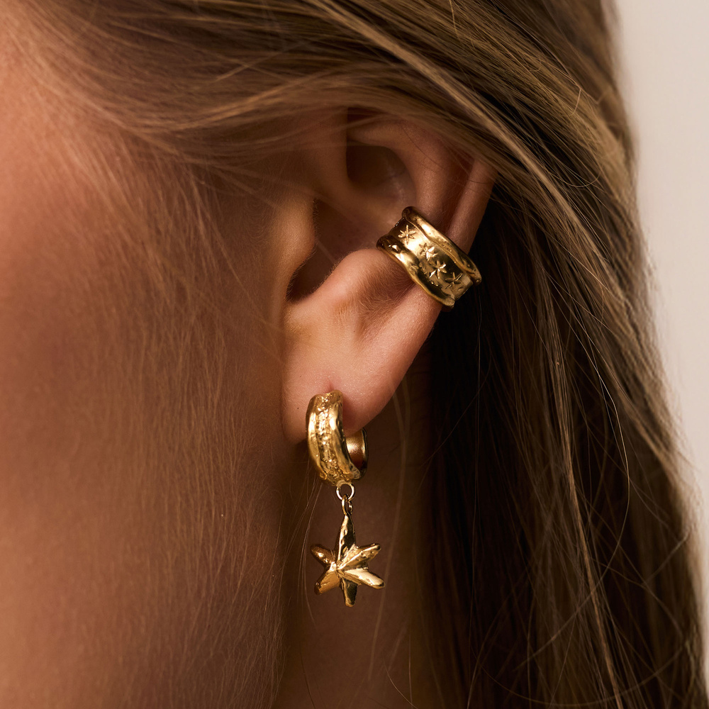 Złota nausznica STARS