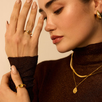 Złoty pierścionek z oczkiem tygrysim Mystic