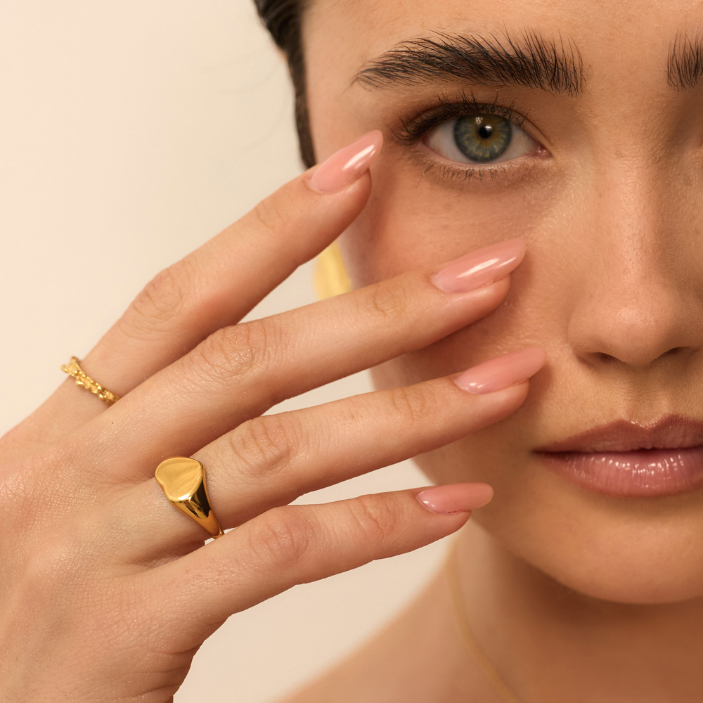 Złoty pierścionek Heart N°2