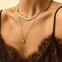 Złoty naszyjnik Heart