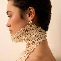 Srebrne kolczyki muszle Cerith