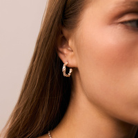 Srebrne kolczyki AQUA