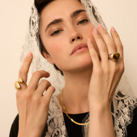 Złoty pierścionek Lira N°3