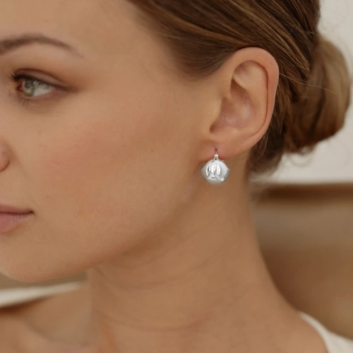 Srebrne kolczyki vintage Paris (srebro 925)