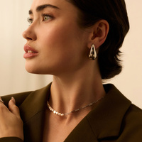 Srebrny naszyjnik z perłami naturalnymi Whisper