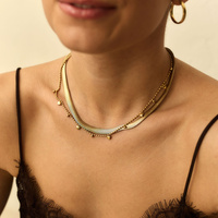 Złoty naszyjnik choker Sprinkles