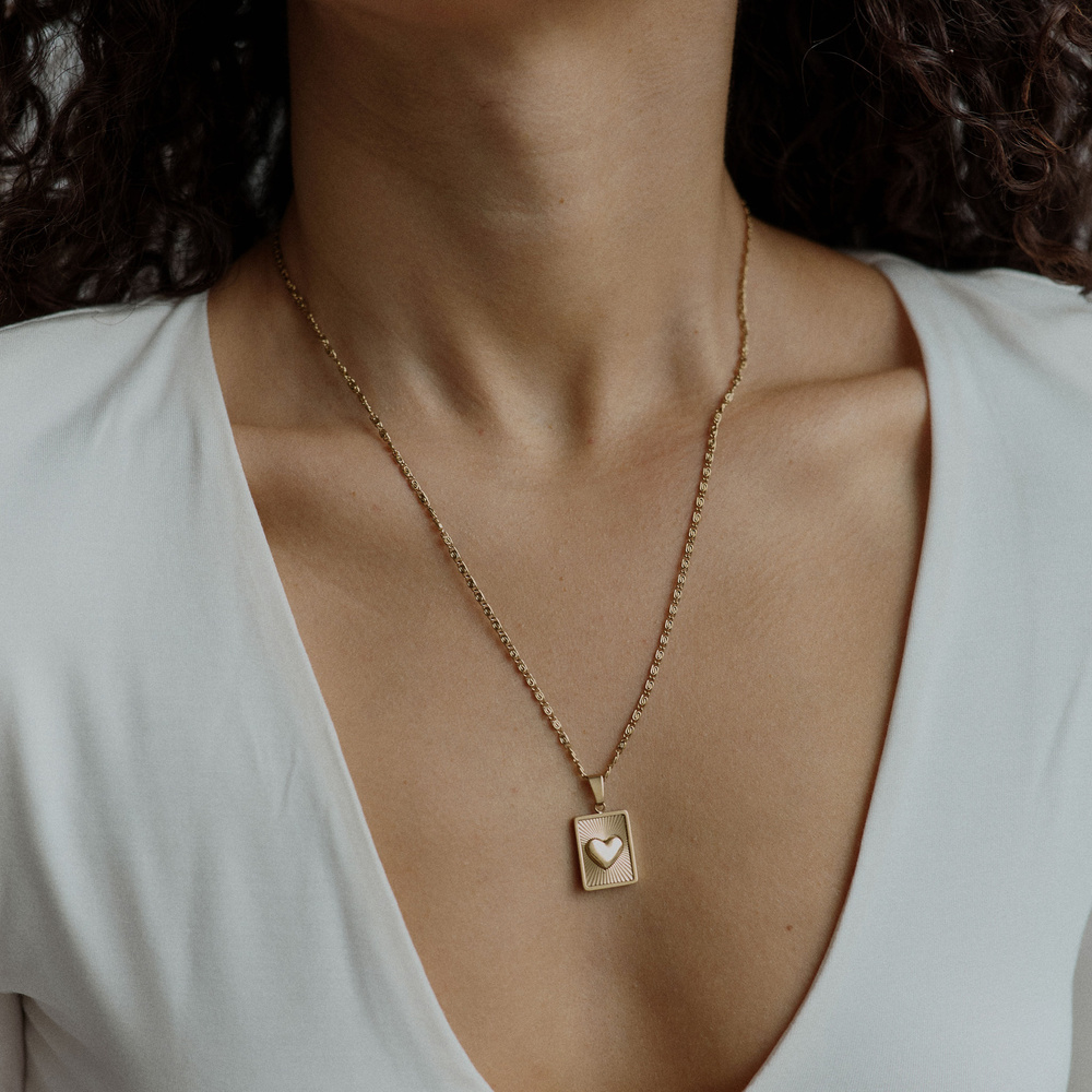 Złoty naszyjnik Holy N°1