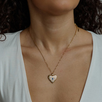 Złoty naszyjnik Care