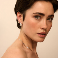 Srebrne kolczyki łezki z cyrkoniami (srebro 925)