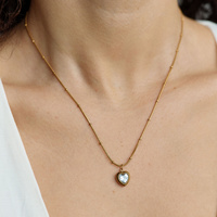 Złoty naszyjnik Crystal