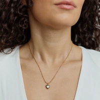 Złoty naszyjnik Crystal