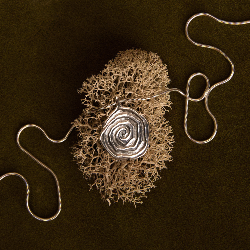 Srebrny naszyjnik SPIRAL