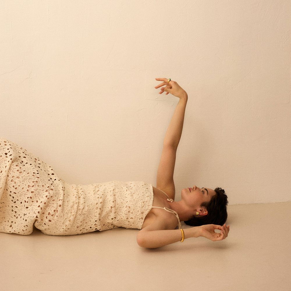 Złota bransoletka vintage Rope N°1