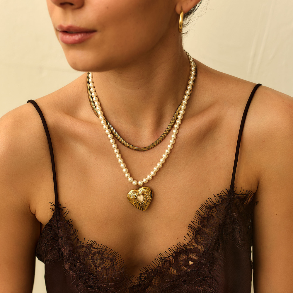 Złoty naszyjnik sekretnik Secret N°1