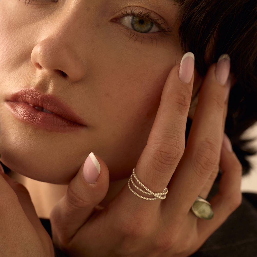 Srebrny pierścionek Delicate