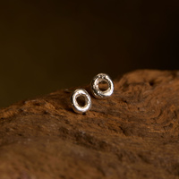 Srebrne kolczyki PEBBLE