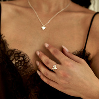 Srebrny pierścionek Mini Heart