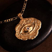 Złoty naszyjnik EYE 