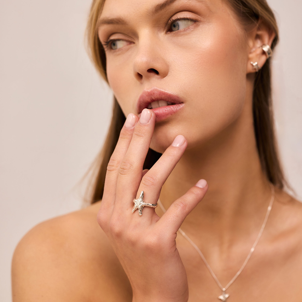 Srebrny pierścionek STARLIGHT