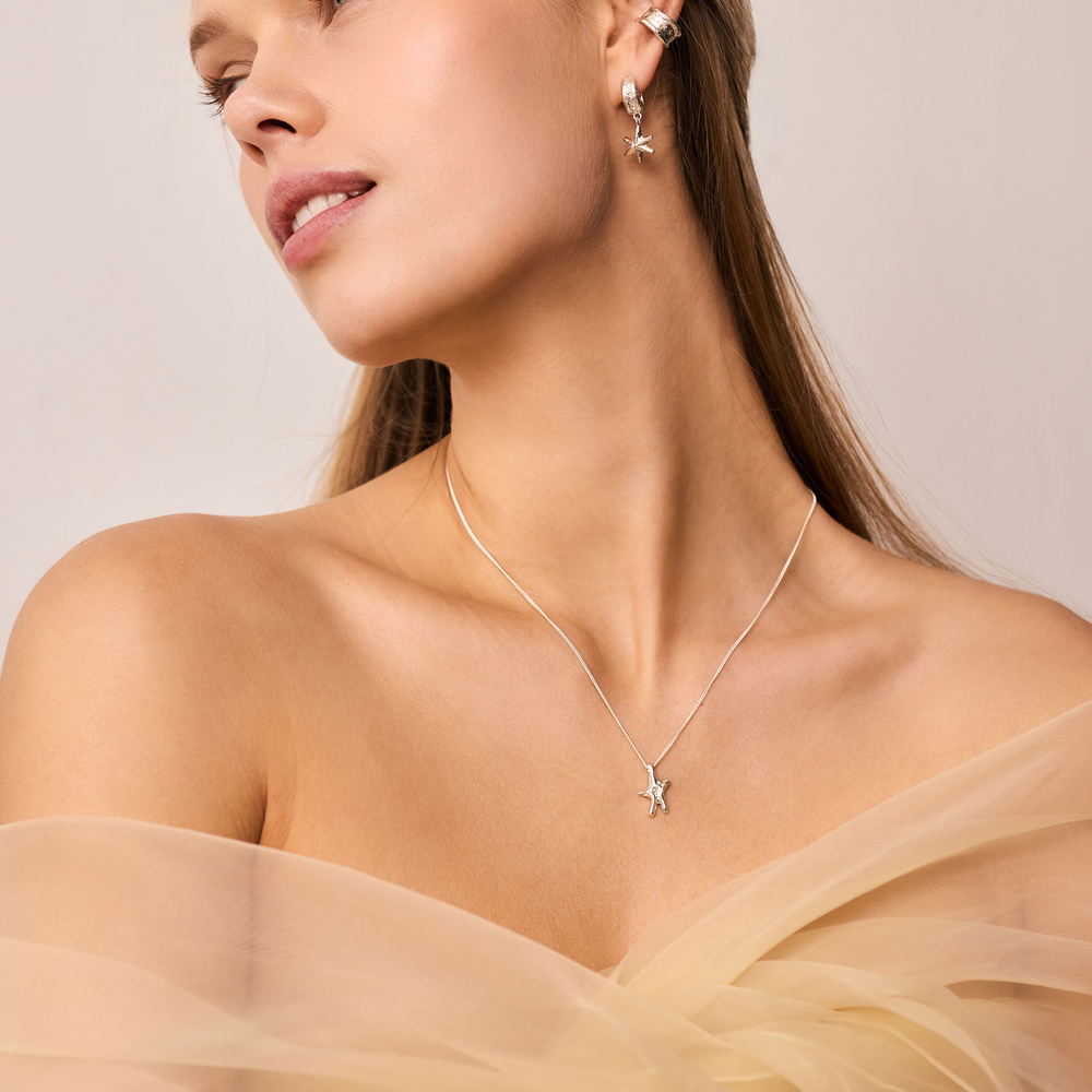 Srebrny naszyjnik STARLIGHT
