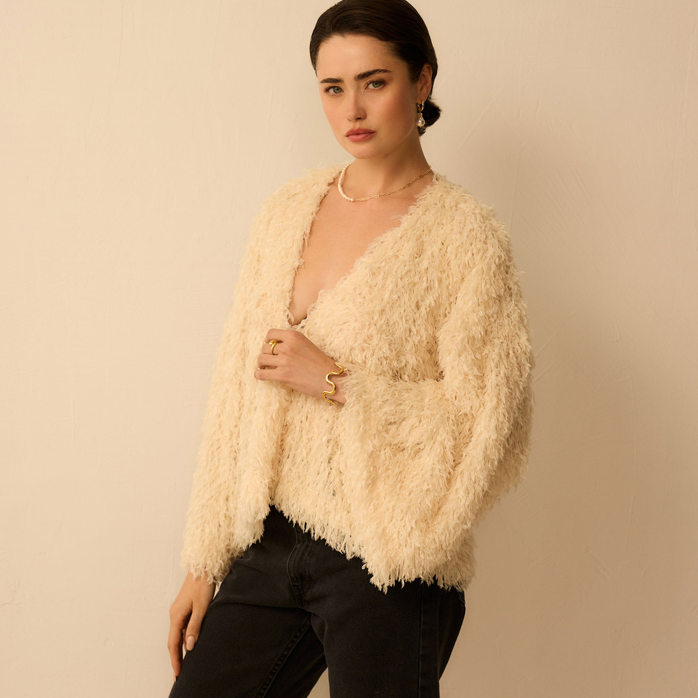 Złoty naszyjnik z perłami naturalnymi Whisper