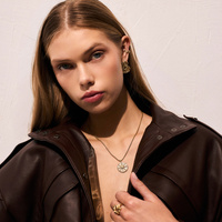 Złote kolczyki SPIRAL