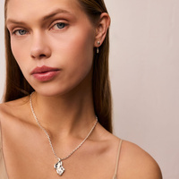 Srebrne kolczyki DRIP