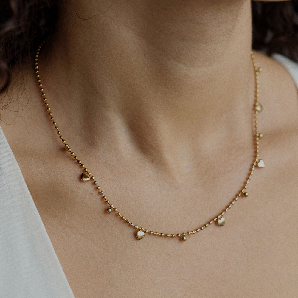 Złoty naszyjnik choker Sprinkles