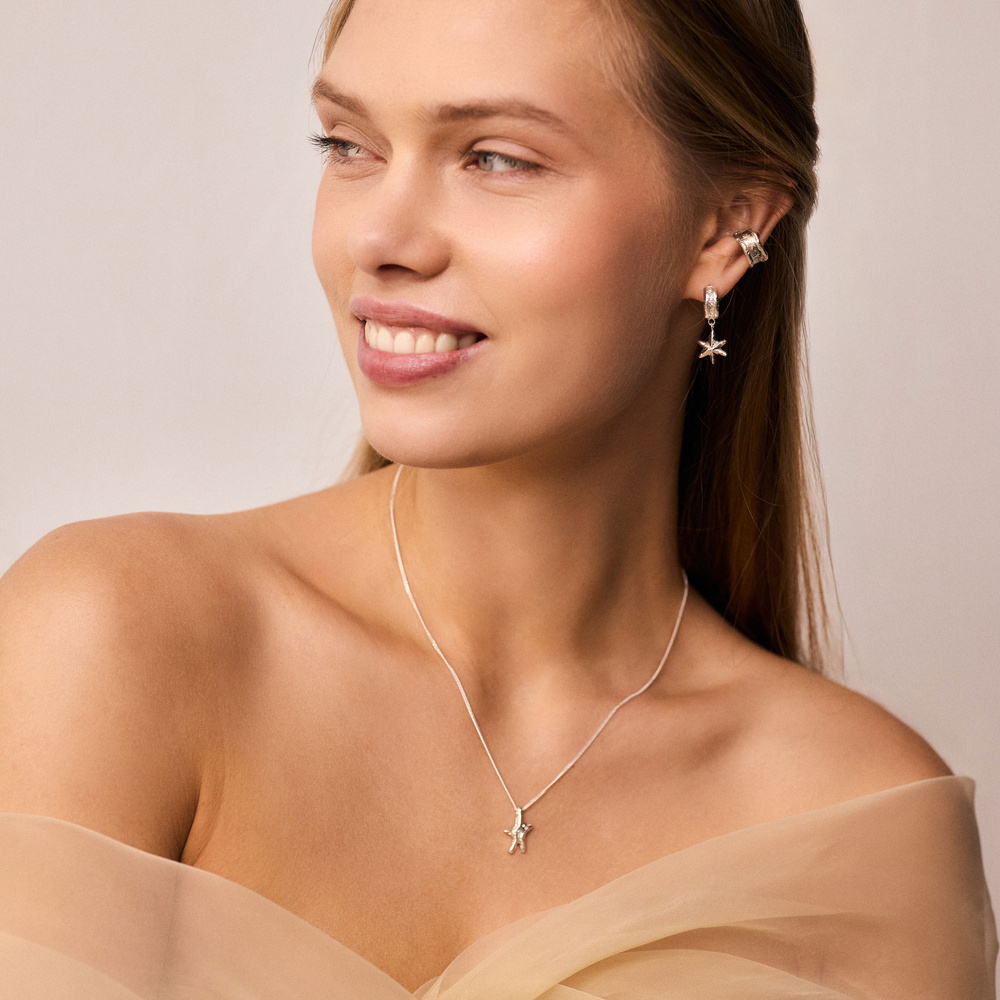 Srebrne kolczyki CELESTE