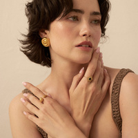 Złote kolczyki Hestia