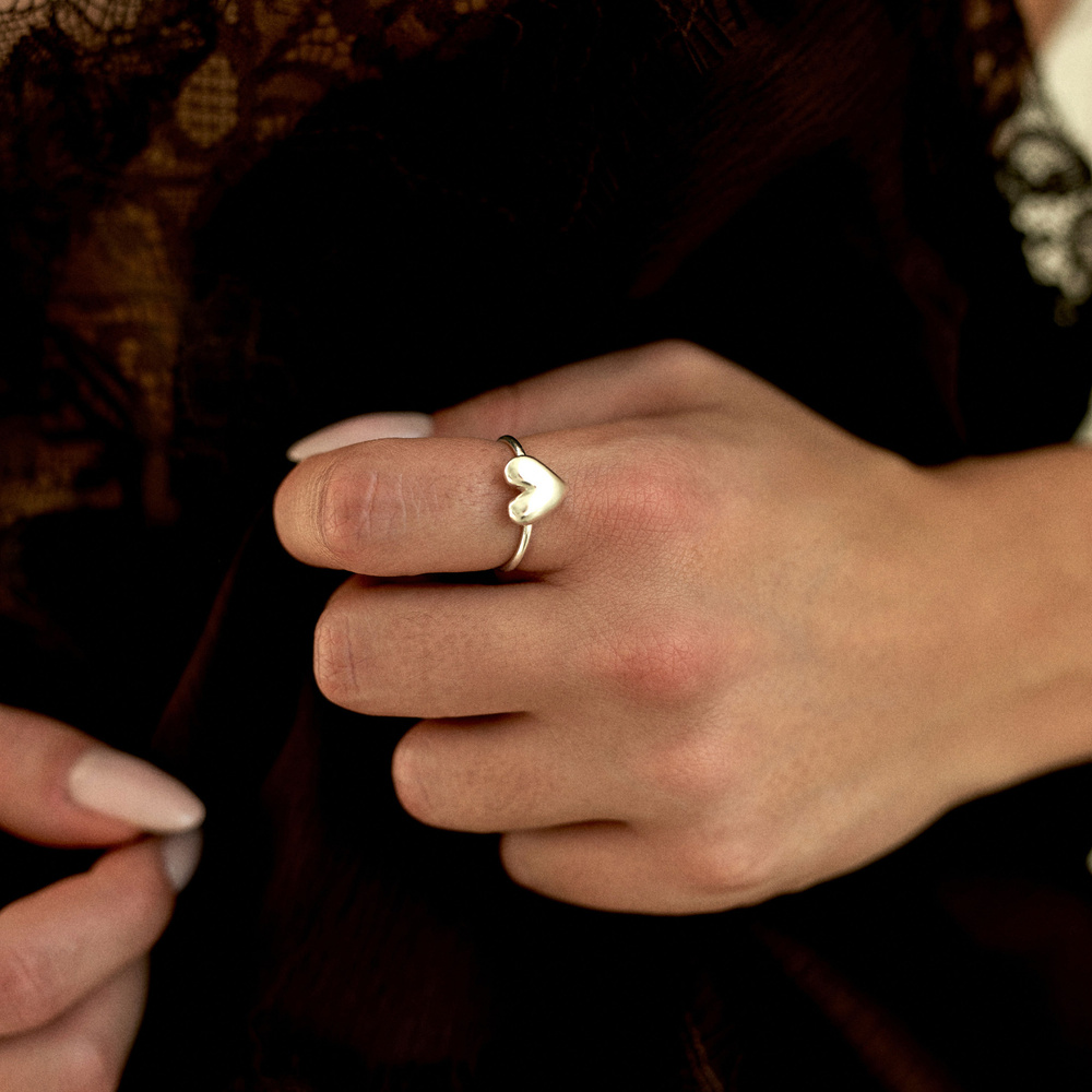 Srebrny pierścionek Mini Heart