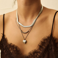 Srebrny naszyjnik Bubble Heart