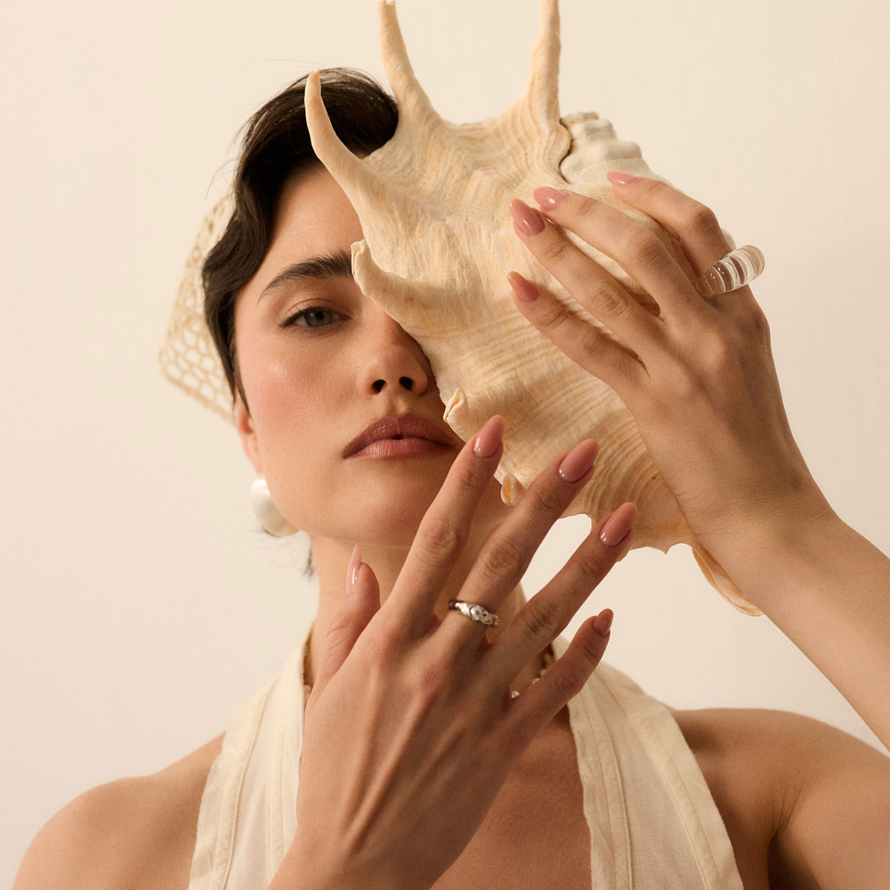 Pierścionek z żywicy epoksydowej Musa Ice