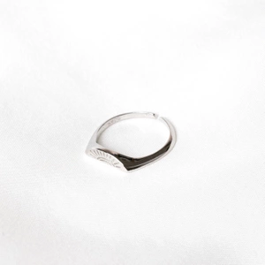 Sygnet srebrny regulowany Soleil