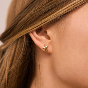 Złote kolczyki STARLIGHT