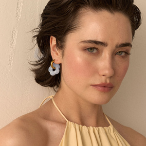 Złote kolczyki Fiore Sky