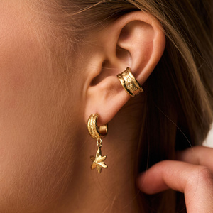 Złote kolczyki CELESTE