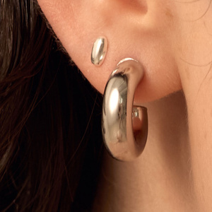 Srebrne kolczyki Seed